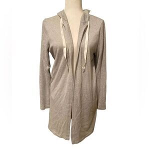 Justify Grey Hooded Cardigan Size XL